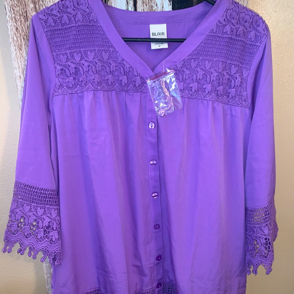 *NEW* Sz MD Blair Lace Blouse